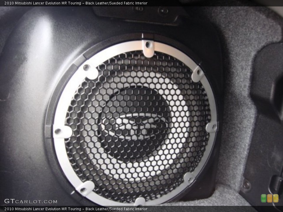 Black Leather/Sueded Fabric Interior Audio System for the 2010 Mitsubishi Lancer Evolution MR Touring #74526794