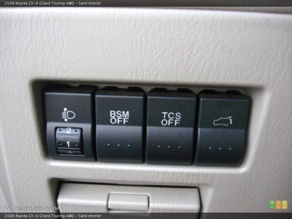Sand Interior Controls for the 2008 Mazda CX-9 Grand Touring AWD #74526884
