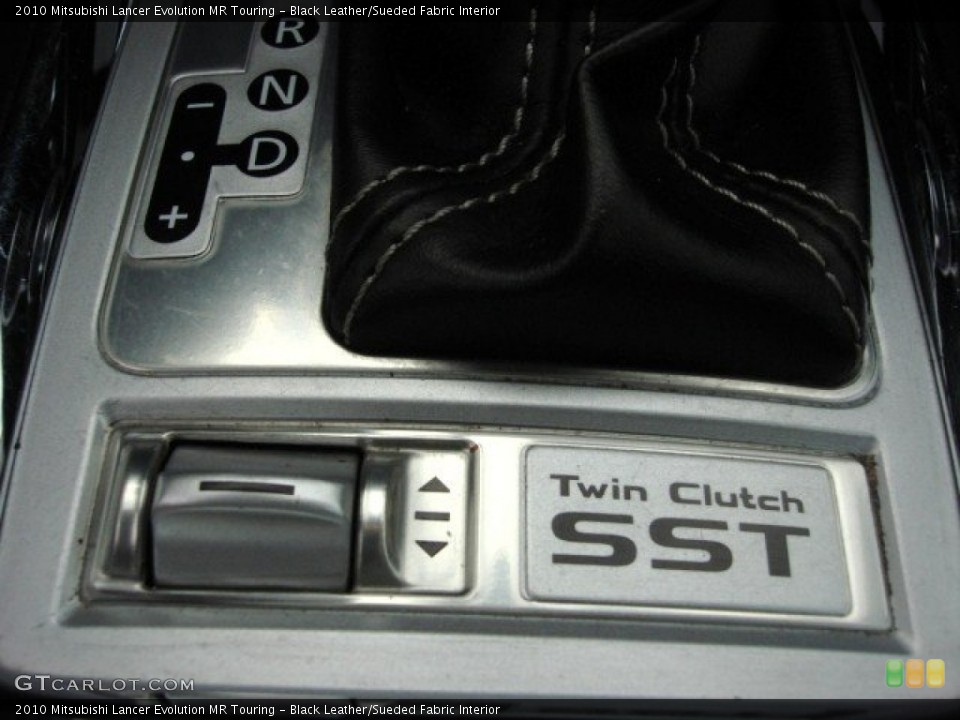 Black Leather/Sueded Fabric Interior Transmission for the 2010 Mitsubishi Lancer Evolution MR Touring #74527025