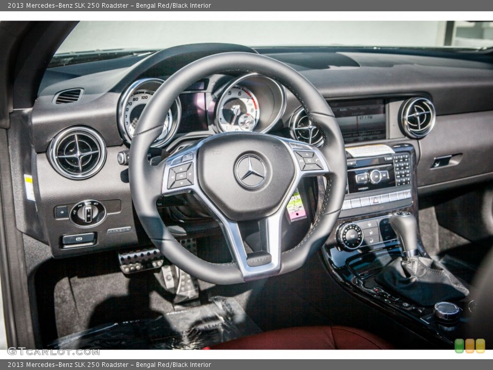 Bengal Red/Black Interior Dashboard for the 2013 Mercedes-Benz SLK 250 Roadster #74527658