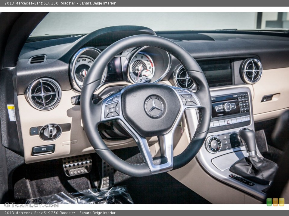 Sahara Beige Interior Dashboard for the 2013 Mercedes-Benz SLK 250 Roadster #74528101