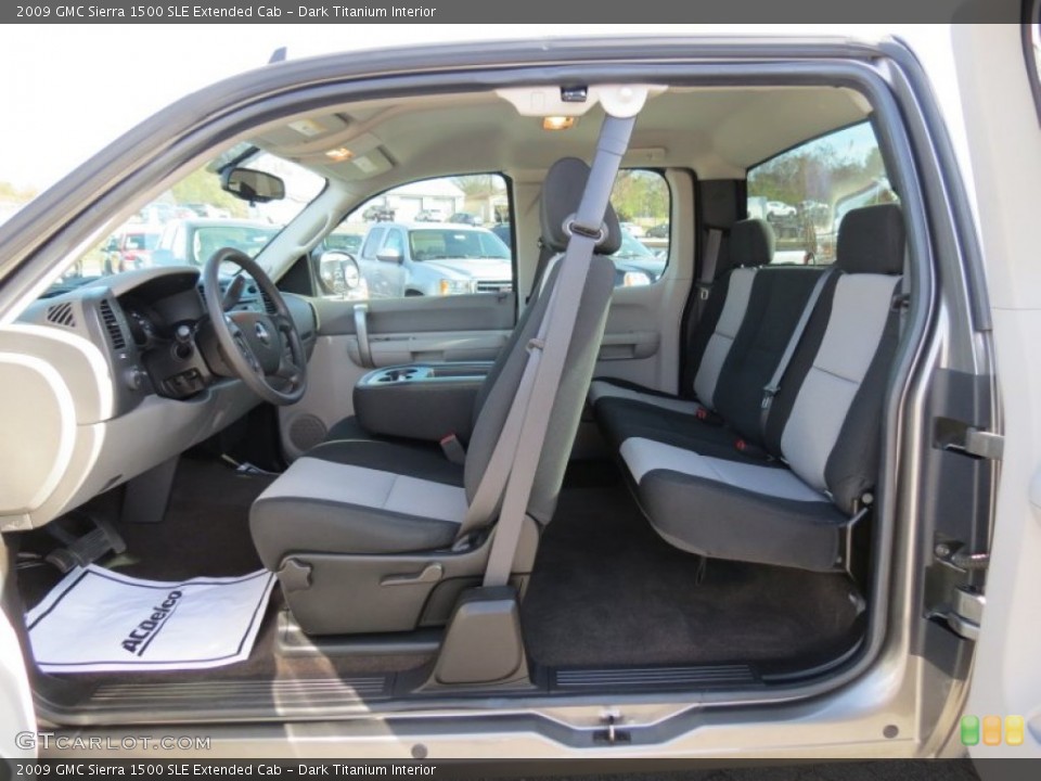 Dark Titanium Interior Photo for the 2009 GMC Sierra 1500 SLE Extended Cab #74528195