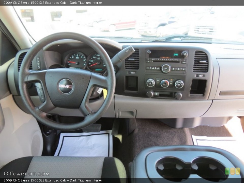 Dark Titanium Interior Dashboard for the 2009 GMC Sierra 1500 SLE Extended Cab #74528298