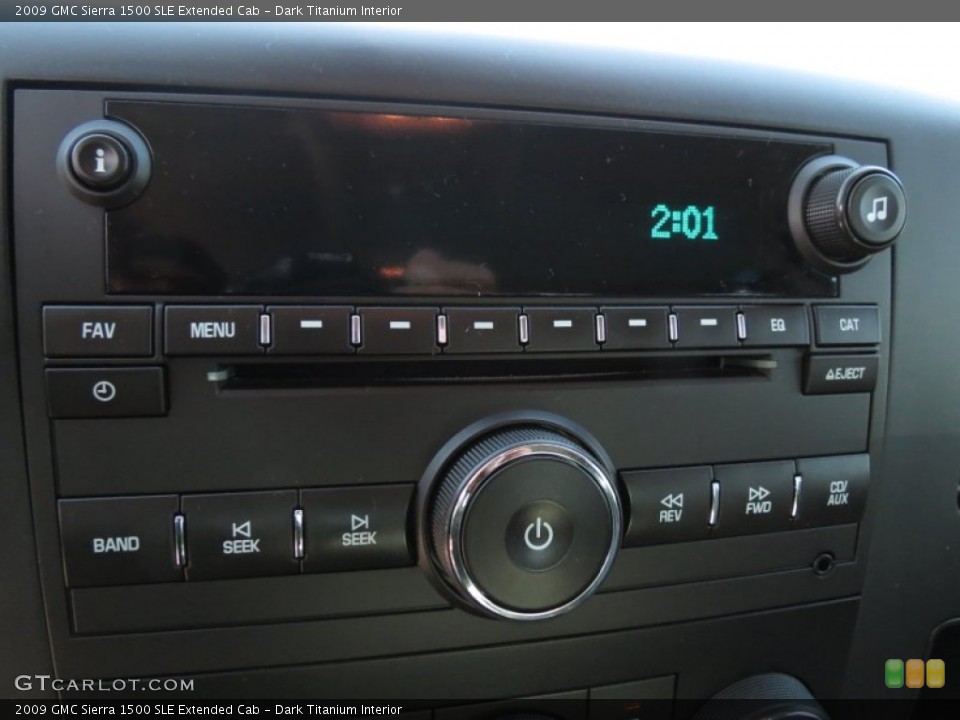 Dark Titanium Interior Audio System for the 2009 GMC Sierra 1500 SLE Extended Cab #74528348