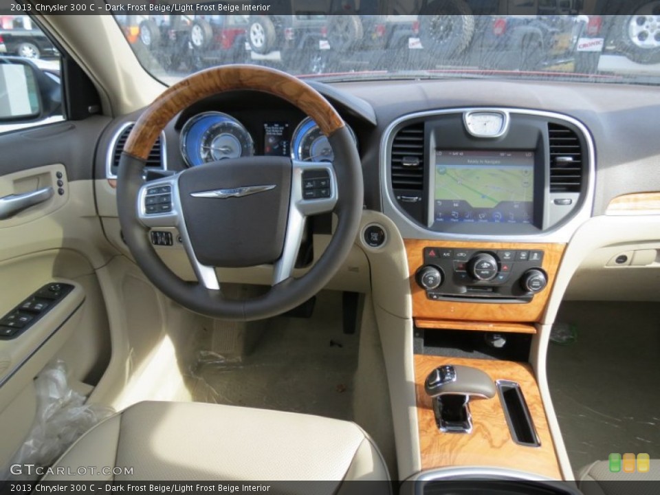 Dark Frost Beige/Light Frost Beige Interior Dashboard for the 2013 Chrysler 300 C #74528499