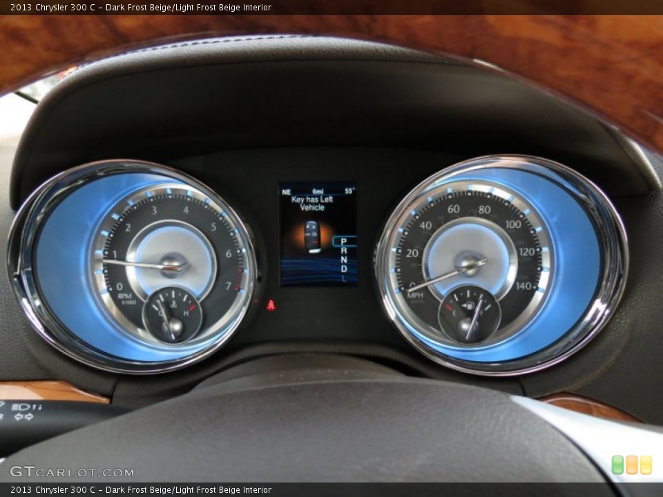 Dark Frost Beige/Light Frost Beige Interior Gauges for the 2013 Chrysler 300 C #74528545