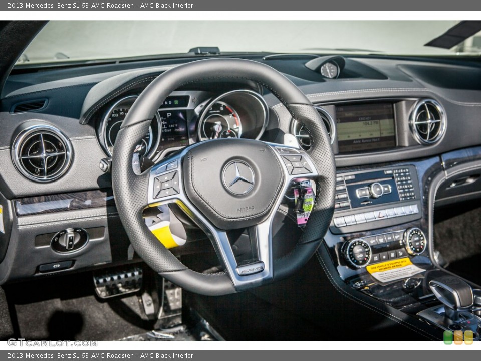 AMG Black Interior Dashboard for the 2013 Mercedes-Benz SL 63 AMG Roadster #74528969