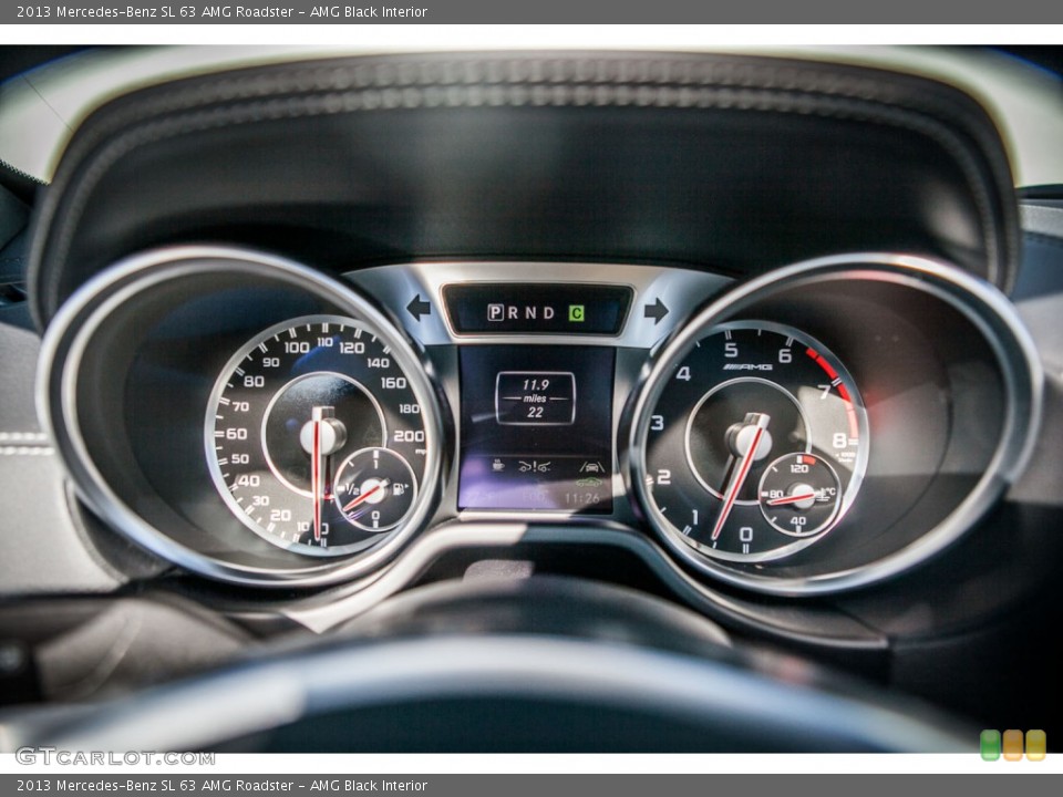 AMG Black Interior Gauges for the 2013 Mercedes-Benz SL 63 AMG Roadster #74529004