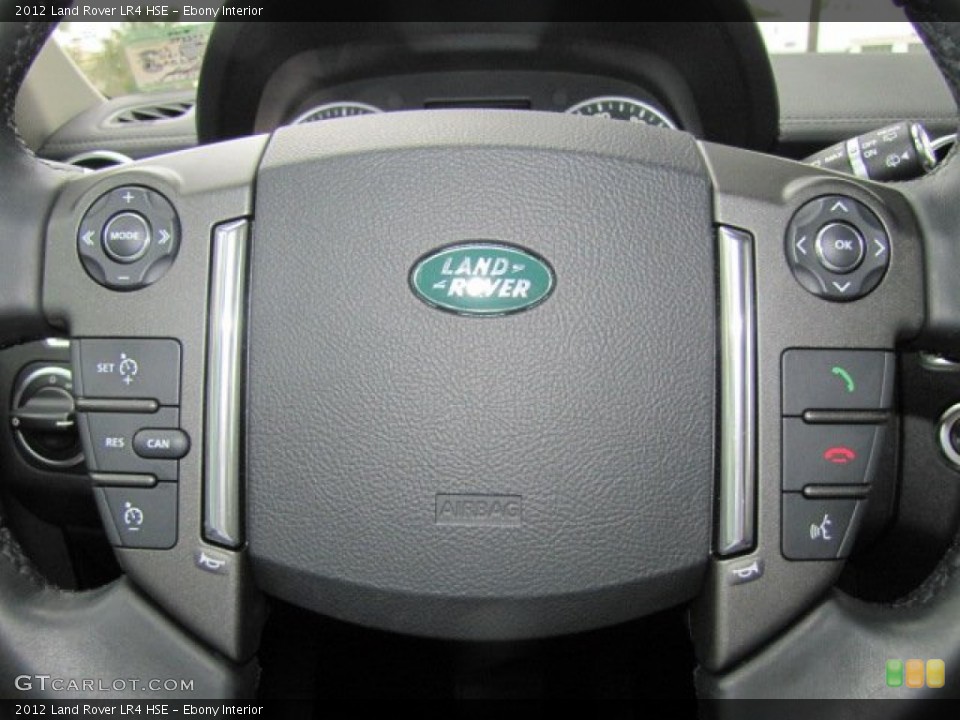 Ebony Interior Controls for the 2012 Land Rover LR4 HSE #74529024