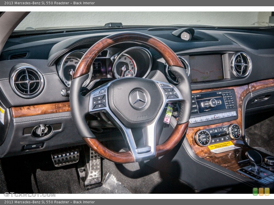 Black Interior Dashboard for the 2013 Mercedes-Benz SL 550 Roadster #74529404