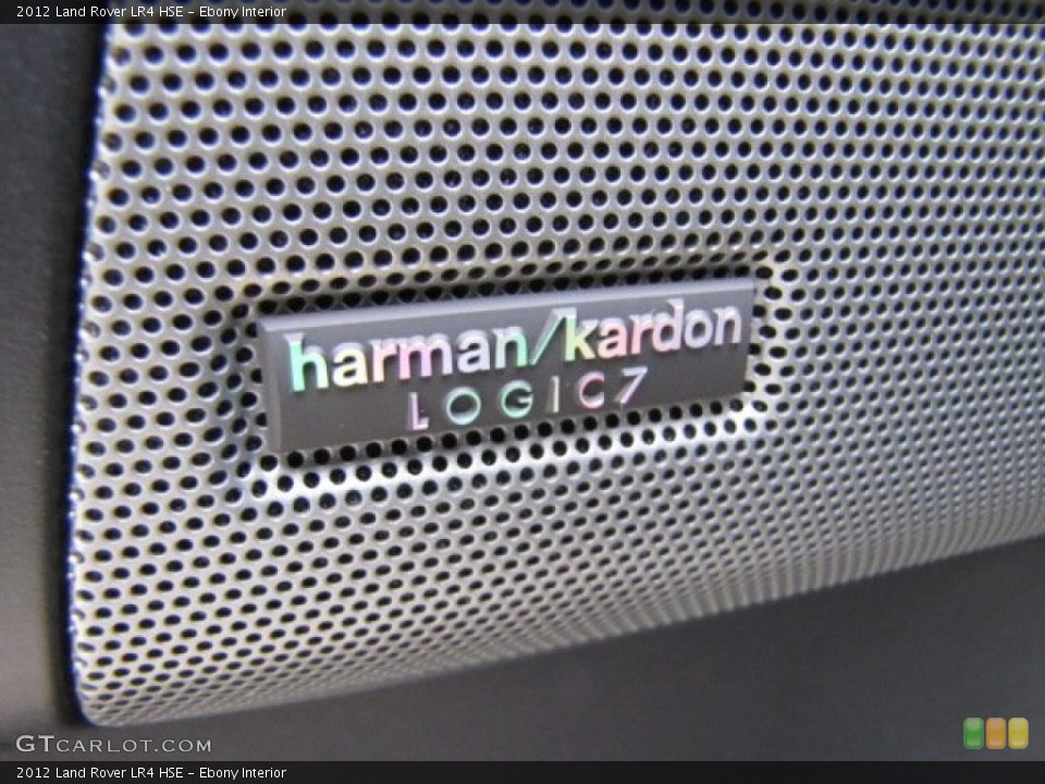 Ebony Interior Audio System for the 2012 Land Rover LR4 HSE #74529452