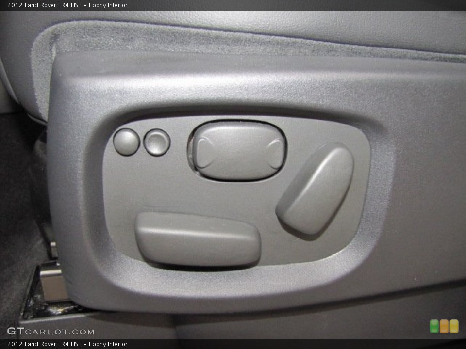 Ebony Interior Controls for the 2012 Land Rover LR4 HSE #74529470