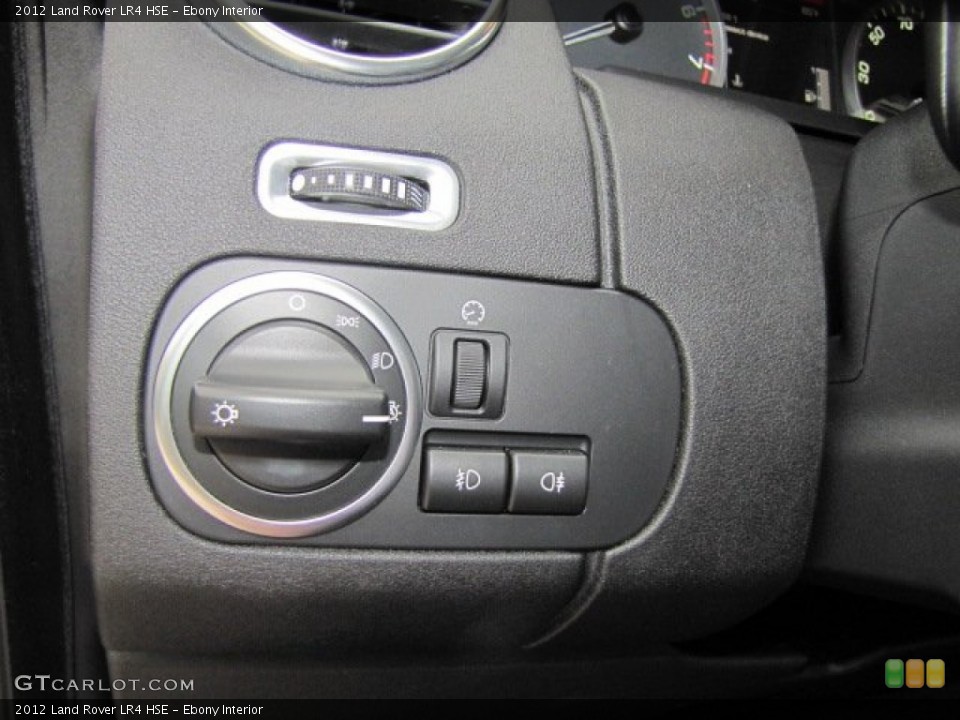 Ebony Interior Controls for the 2012 Land Rover LR4 HSE #74529491