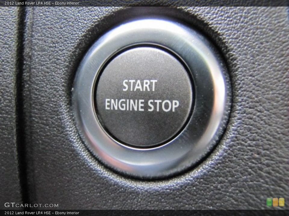 Ebony Interior Controls for the 2012 Land Rover LR4 HSE #74529506