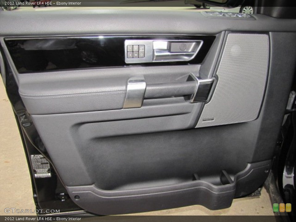 Ebony Interior Door Panel for the 2012 Land Rover LR4 HSE #74529596