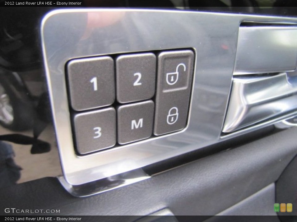 Ebony Interior Controls for the 2012 Land Rover LR4 HSE #74529617
