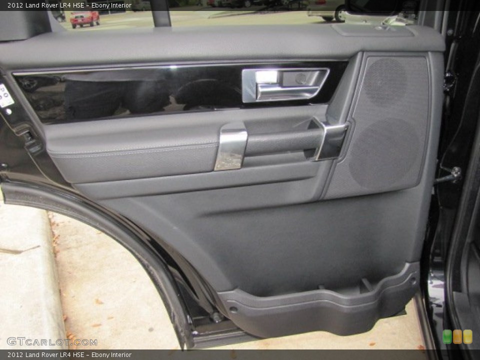 Ebony Interior Door Panel for the 2012 Land Rover LR4 HSE #74529653