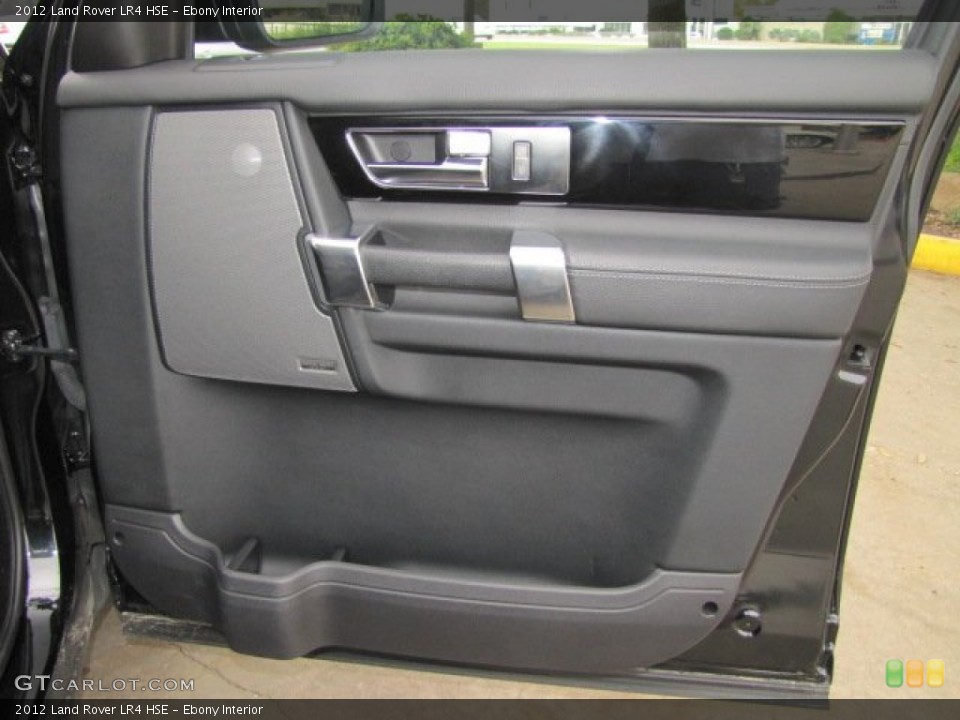 Ebony Interior Door Panel for the 2012 Land Rover LR4 HSE #74529686