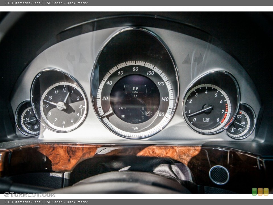 Black Interior Gauges for the 2013 Mercedes-Benz E 350 Sedan #74530319