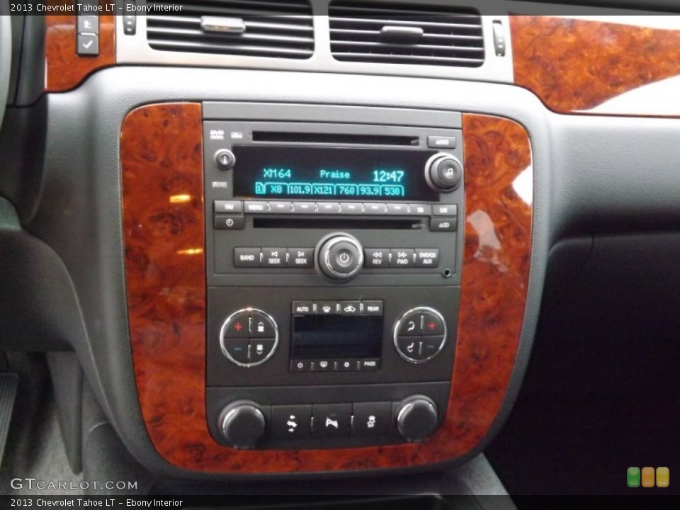 Ebony Interior Controls for the 2013 Chevrolet Tahoe LT #74531022