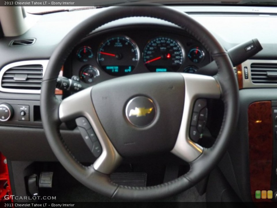 Ebony Interior Steering Wheel for the 2013 Chevrolet Tahoe LT #74531045