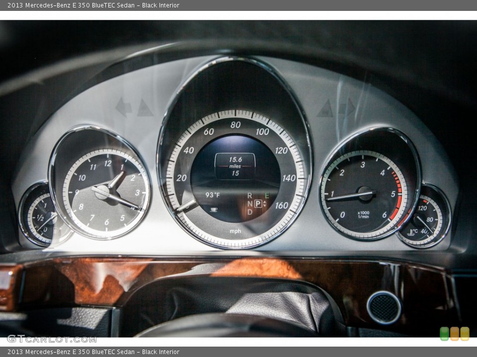 Black Interior Gauges for the 2013 Mercedes-Benz E 350 BlueTEC Sedan #74531177