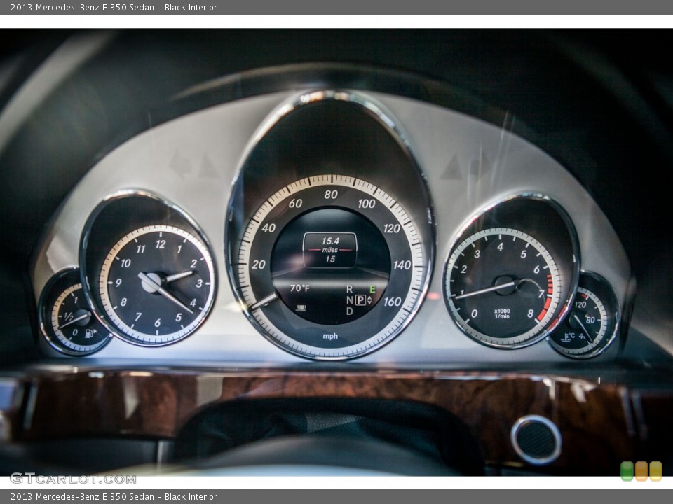Black Interior Gauges for the 2013 Mercedes-Benz E 350 Sedan #74531597