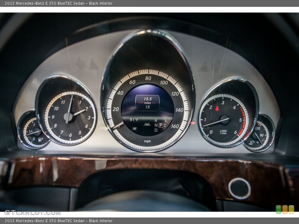 Black Interior Gauges for the 2013 Mercedes-Benz E 350 BlueTEC Sedan #74532007