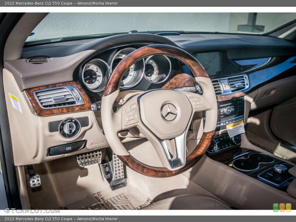 Almond/Mocha Interior Steering Wheel for the 2013 Mercedes-Benz CLS 550 Coupe #74533247