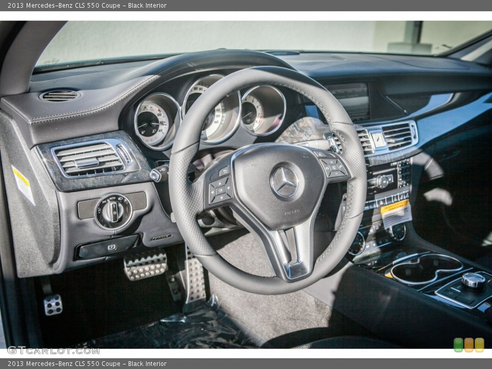 Black Interior Steering Wheel for the 2013 Mercedes-Benz CLS 550 Coupe #74533634