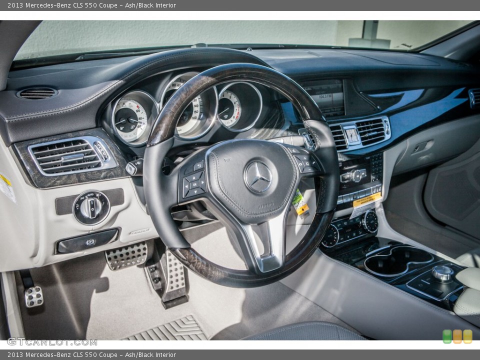 Ash/Black Interior Steering Wheel for the 2013 Mercedes-Benz CLS 550 Coupe #74534038