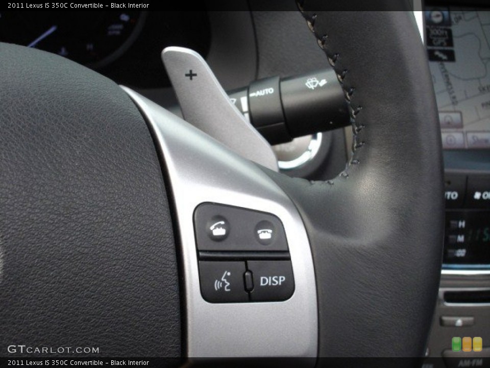 Black Interior Controls for the 2011 Lexus IS 350C Convertible #74535788