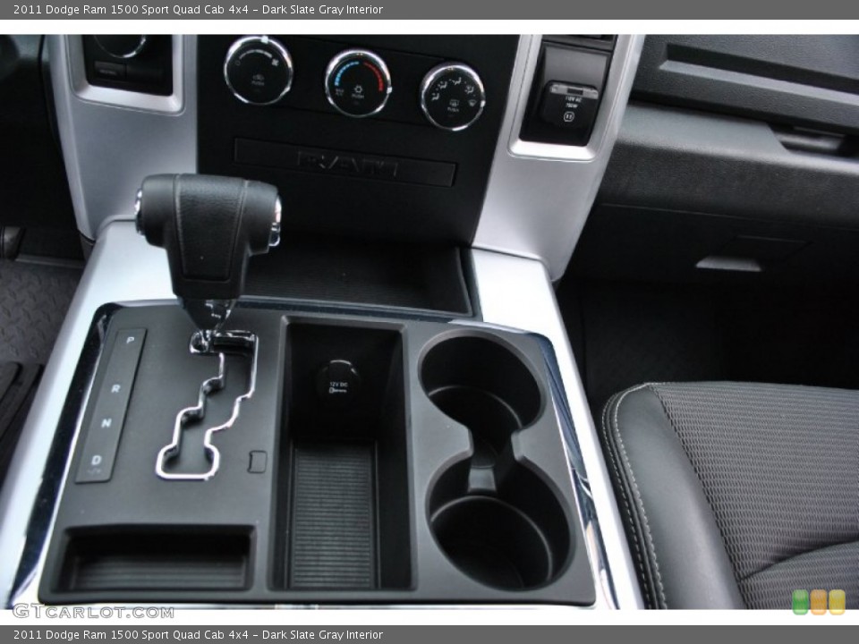Dark Slate Gray Interior Transmission for the 2011 Dodge Ram 1500 Sport Quad Cab 4x4 #74537777