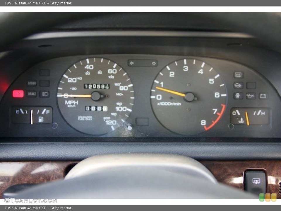 Grey Interior Gauges for the 1995 Nissan Altima GXE #74539640