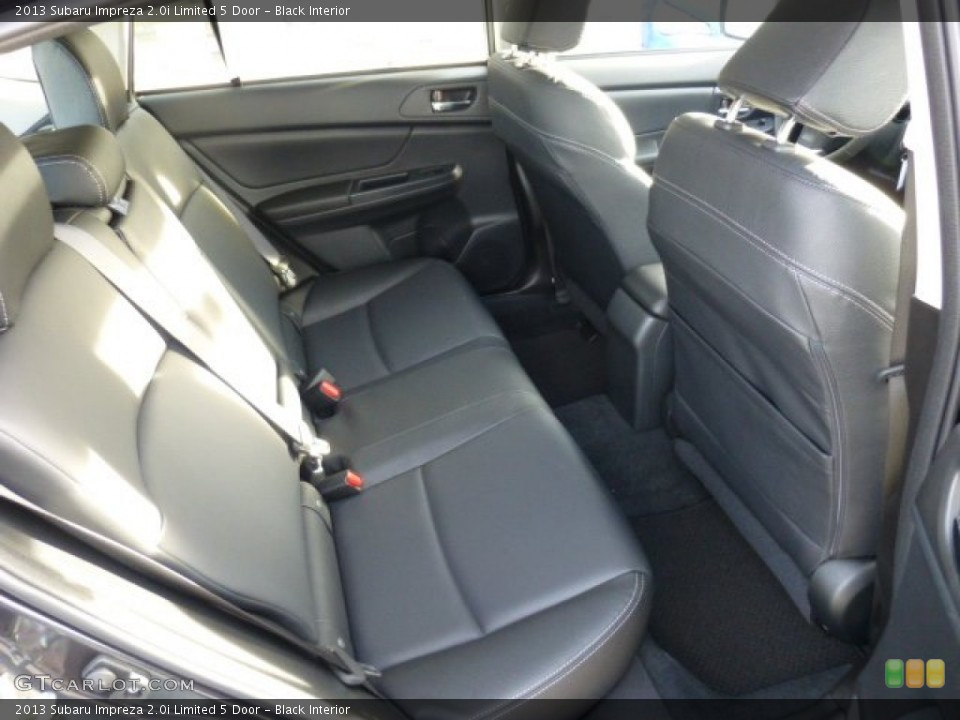 Black Interior Photo for the 2013 Subaru Impreza 2.0i Limited 5 Door #74539892