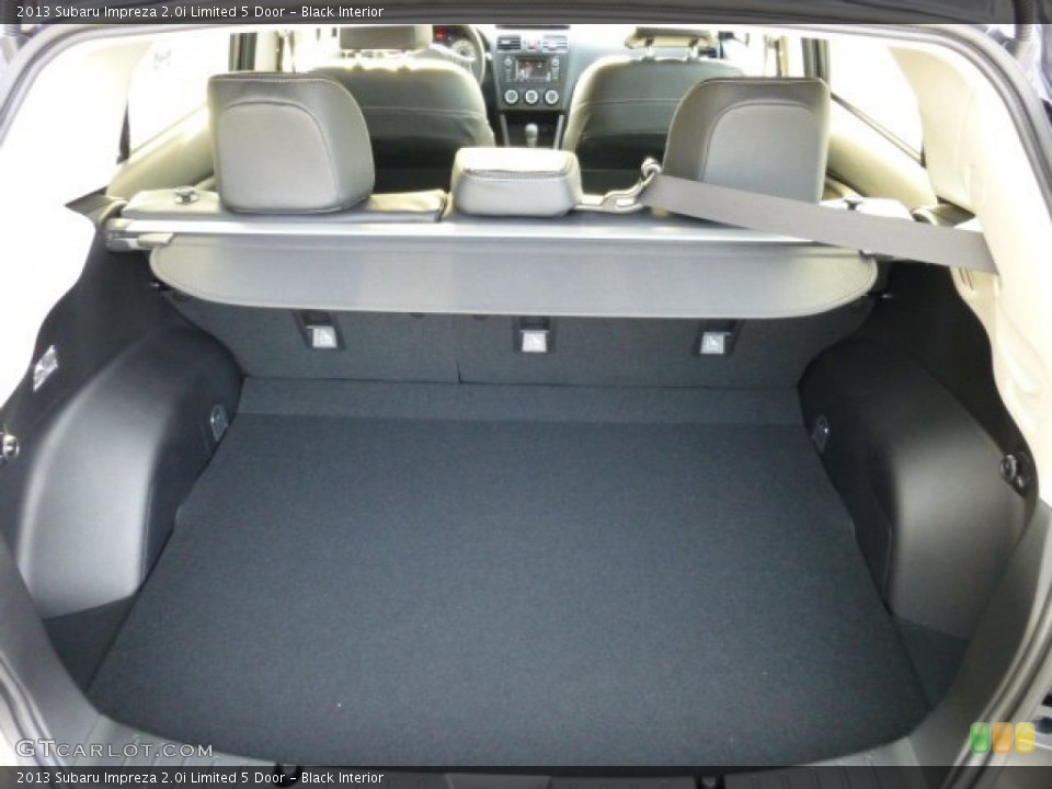Black Interior Trunk for the 2013 Subaru Impreza 2.0i Limited 5 Door #74539907
