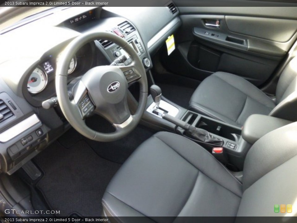 Black Interior Prime Interior for the 2013 Subaru Impreza 2.0i Limited 5 Door #74539961