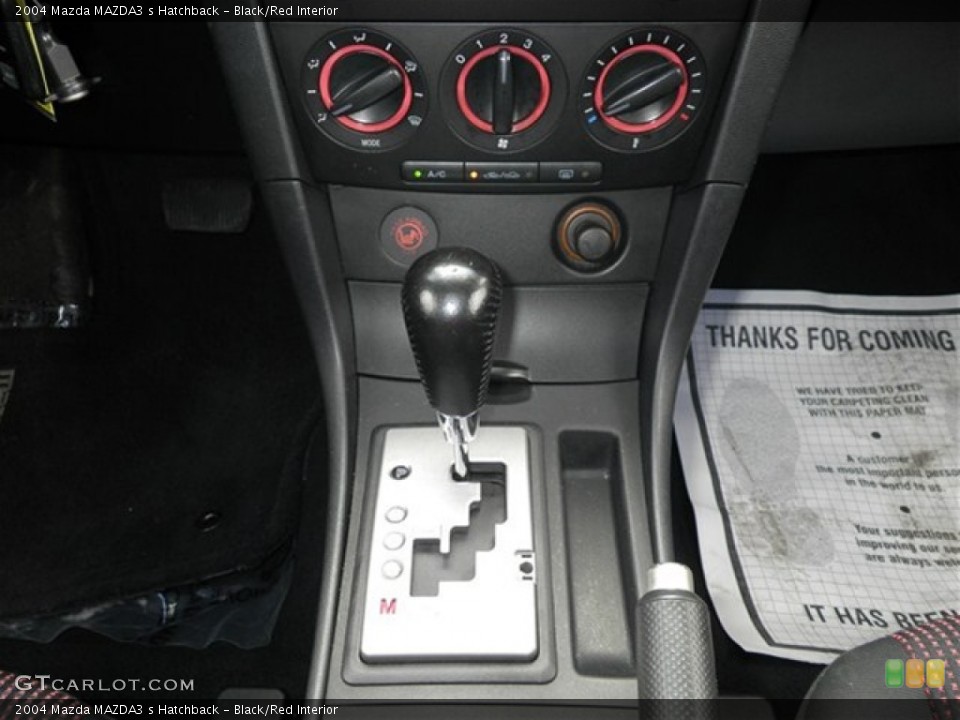 Black/Red Interior Transmission for the 2004 Mazda MAZDA3 s Hatchback #74540090