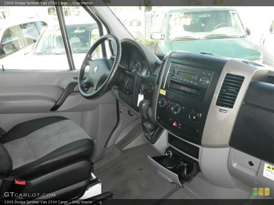 Gray Interior Dashboard for the 2009 Dodge Sprinter Van 2500 Cargo #74540894