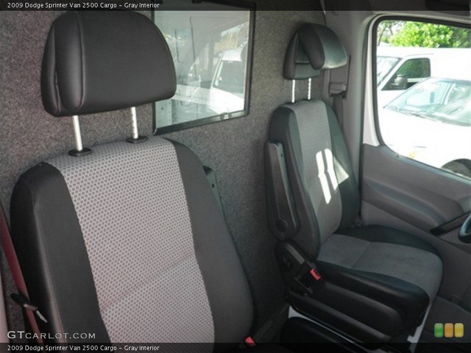 Gray 2009 Dodge Sprinter Van Interiors