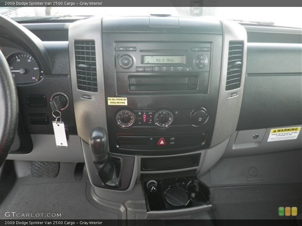 Gray Interior Controls for the 2009 Dodge Sprinter Van 2500 Cargo #74540957