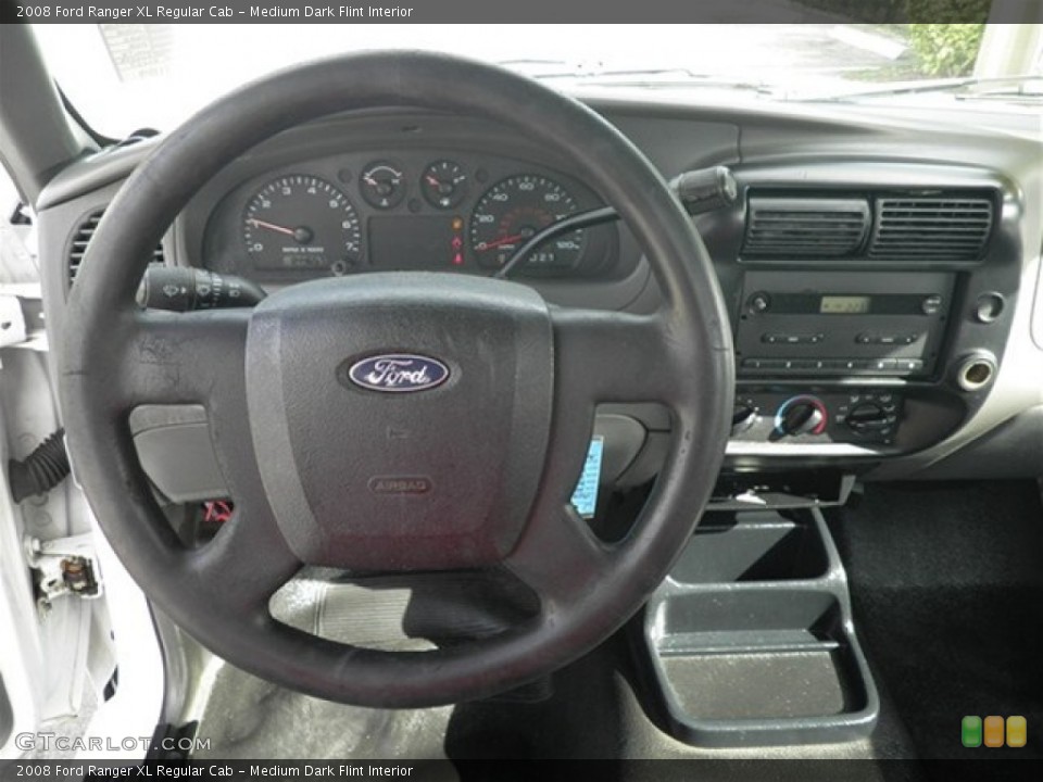 Medium Dark Flint Interior Steering Wheel for the 2008 Ford Ranger XL Regular Cab #74541494