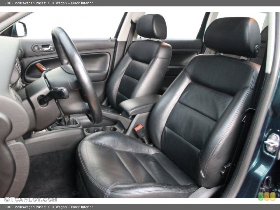 Black Interior Front Seat for the 2002 Volkswagen Passat GLX Wagon #74546396