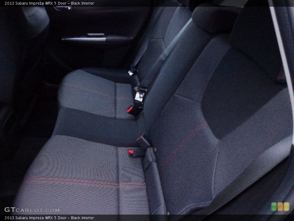 Black Interior Rear Seat for the 2013 Subaru Impreza WRX 5 Door #74549844