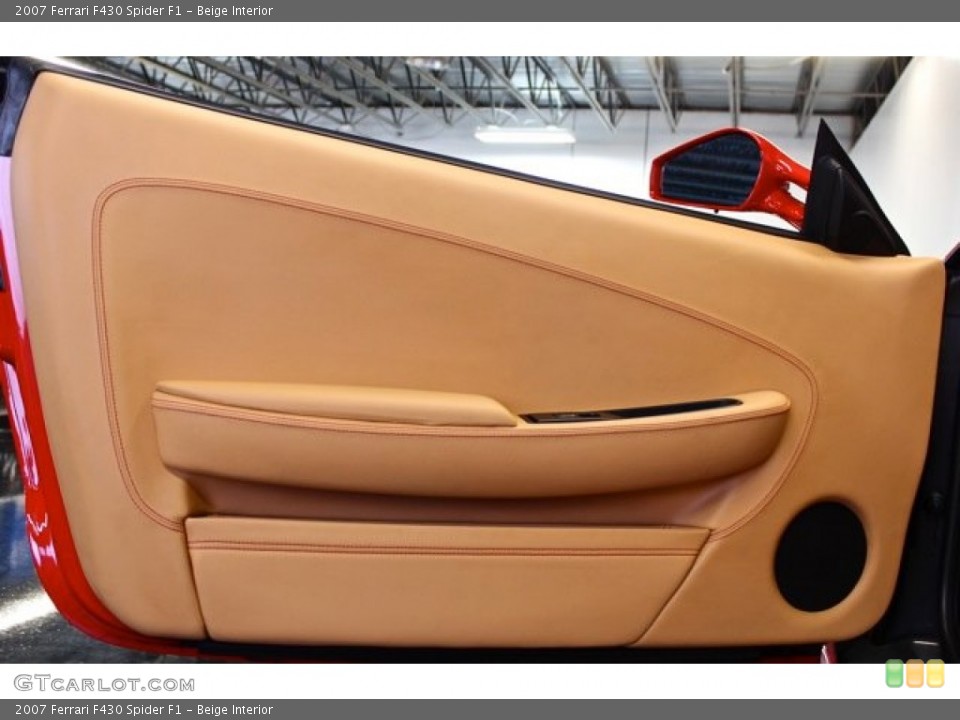 Beige Interior Door Panel for the 2007 Ferrari F430 Spider F1 #74550056