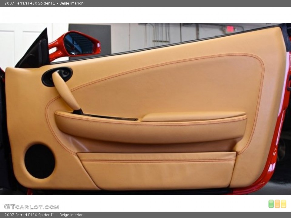 Beige Interior Door Panel for the 2007 Ferrari F430 Spider F1 #74550072