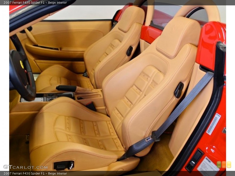 Beige Interior Front Seat for the 2007 Ferrari F430 Spider F1 #74550120
