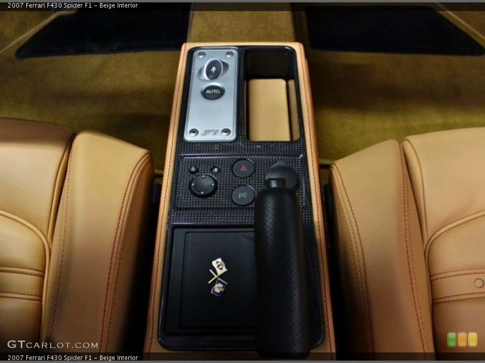 Beige Interior Transmission for the 2007 Ferrari F430 Spider F1 #74550324