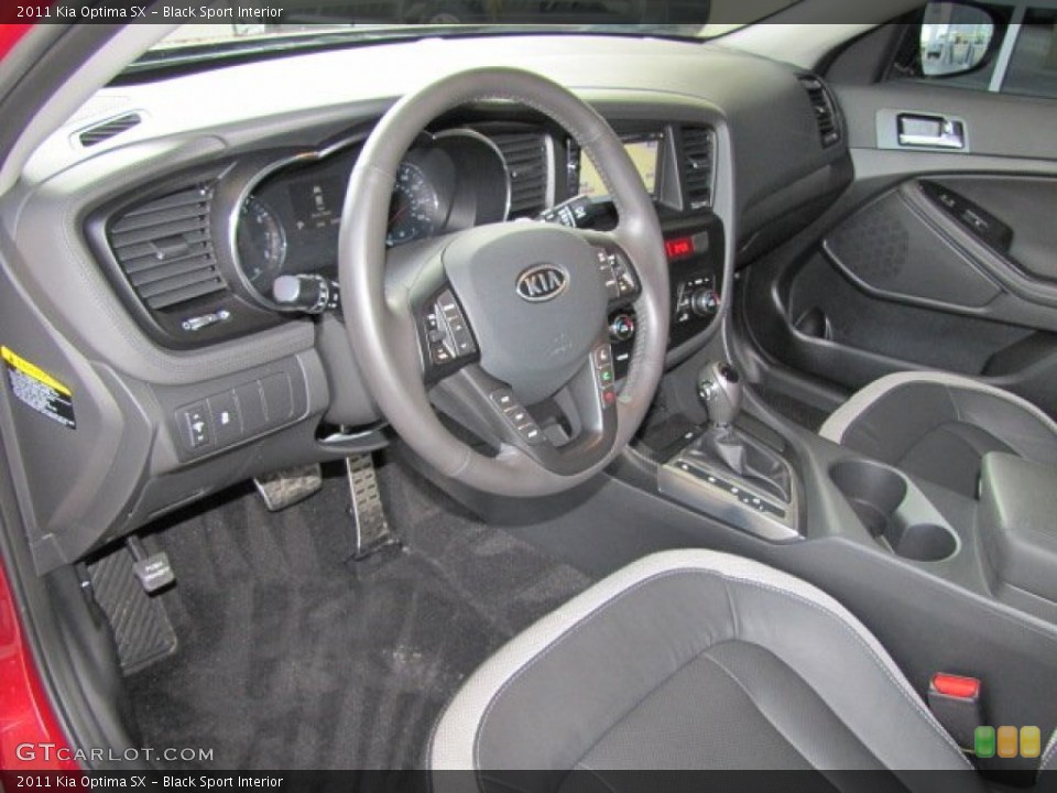 Black Sport Interior Prime Interior for the 2011 Kia Optima SX #74554278