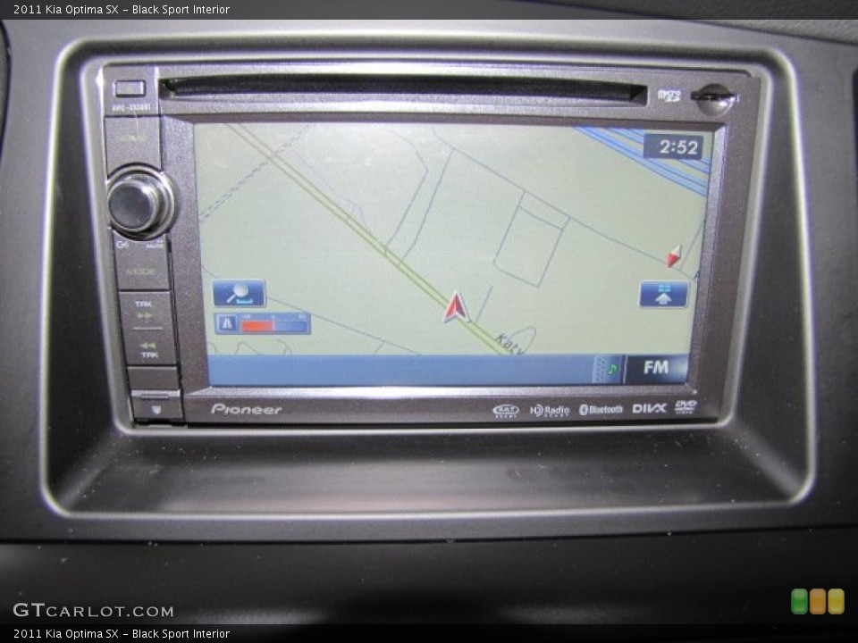 Black Sport Interior Navigation for the 2011 Kia Optima SX #74554410